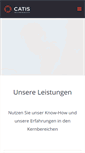 Mobile Screenshot of catis.de